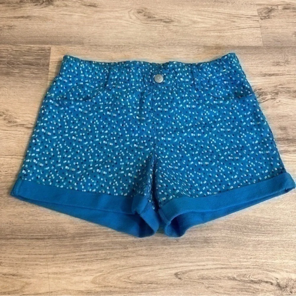Gymboree Girls Blue Stretch Terry Shorts Casual Size 12